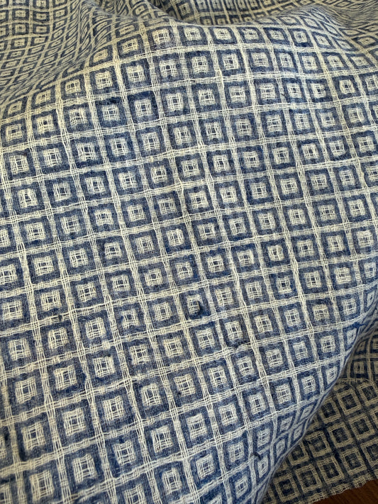 Linen cotton blue
