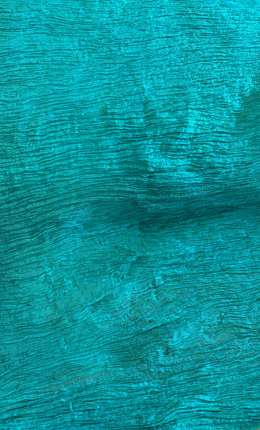 Crush Fabric Peacok blue
