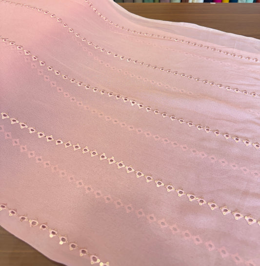 Pure Viscose georgette Embroidery