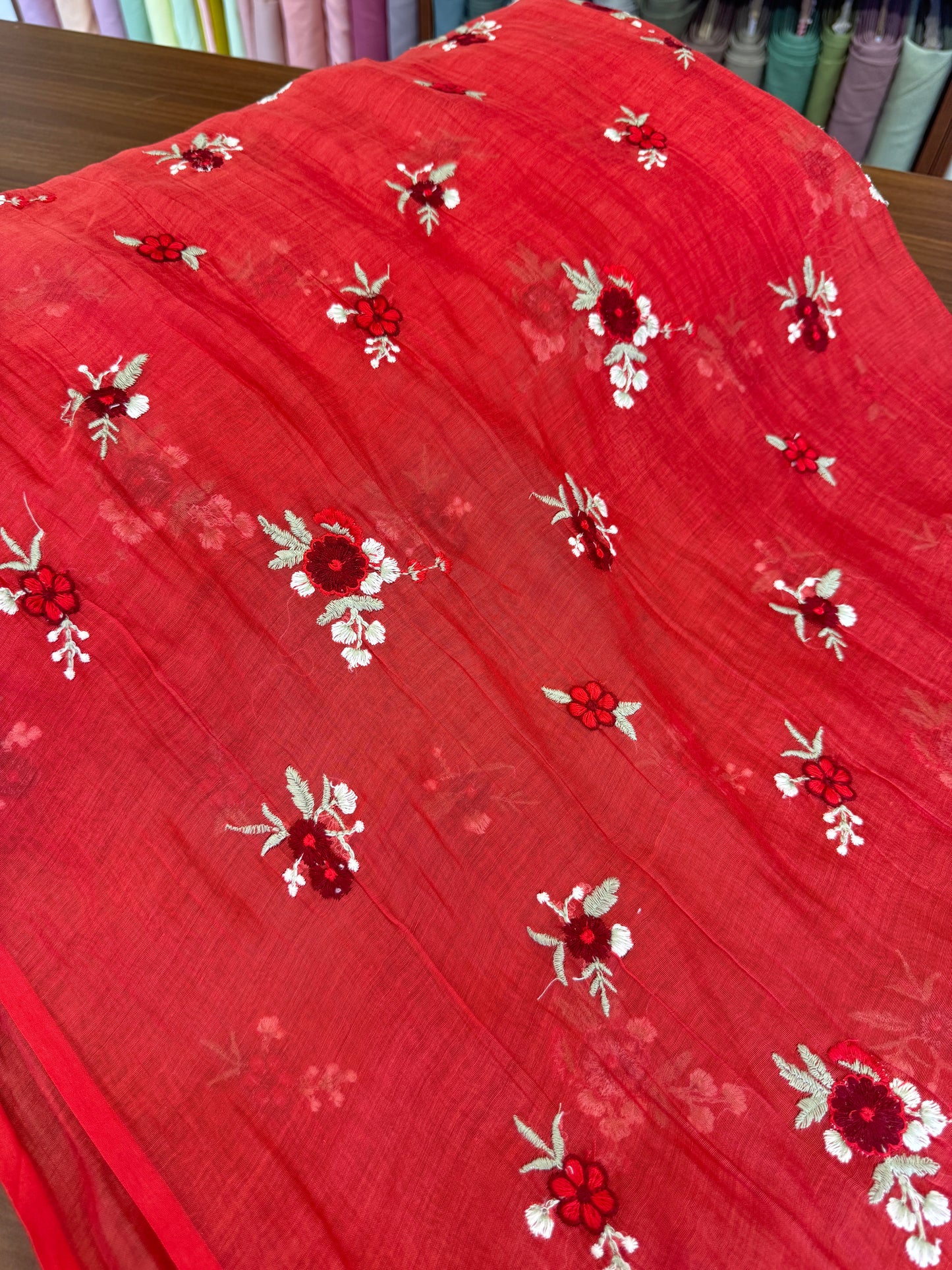 Banarasi Mulchanderi embroidery