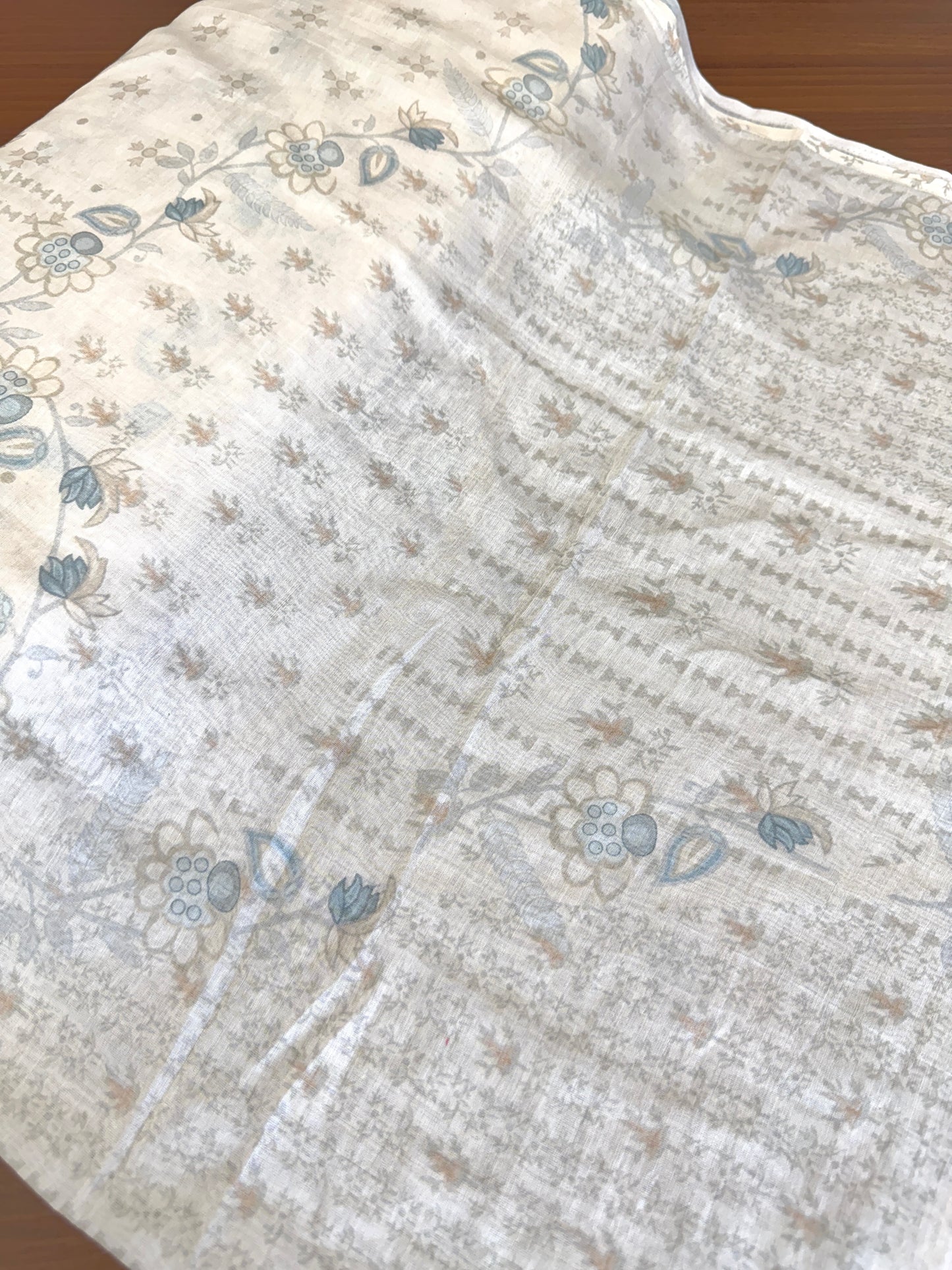 Printed Banarasi Mulchanderi