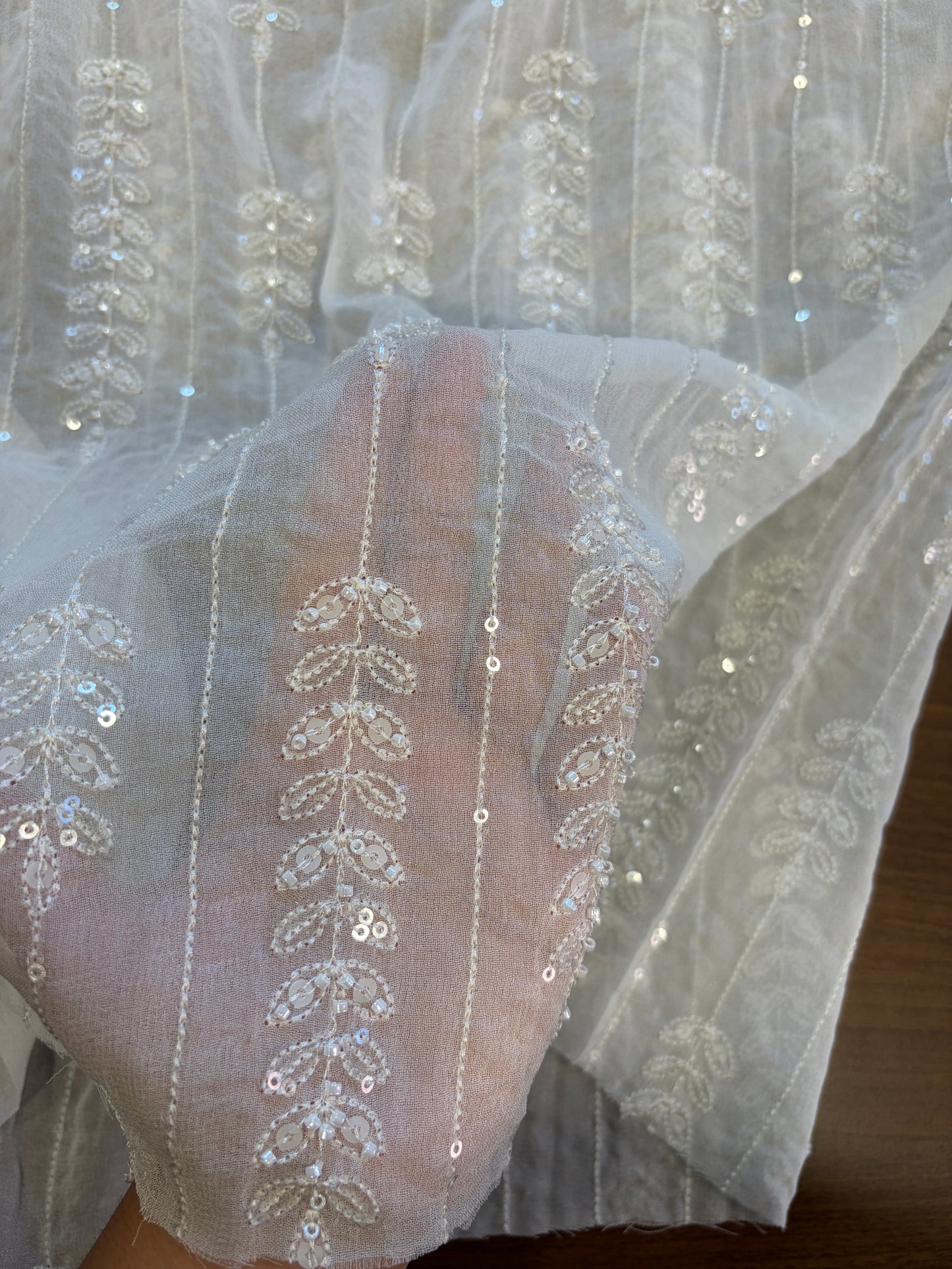 Georgette embriodery