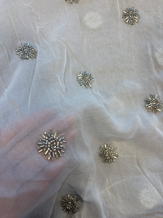 Georgette embroidery