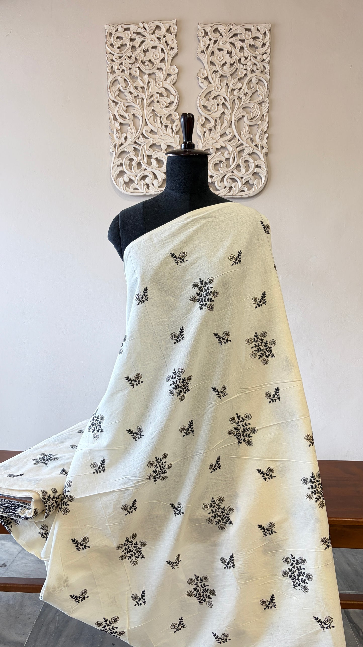 Kora cotton with embroidery