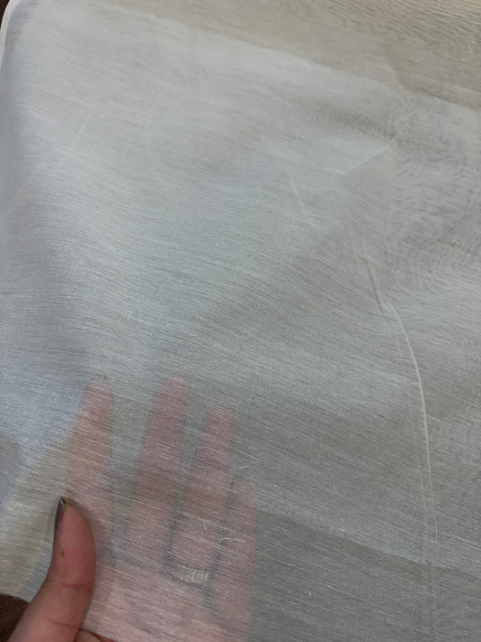 Pure Banarasi mulchanderi 40g Dyeable