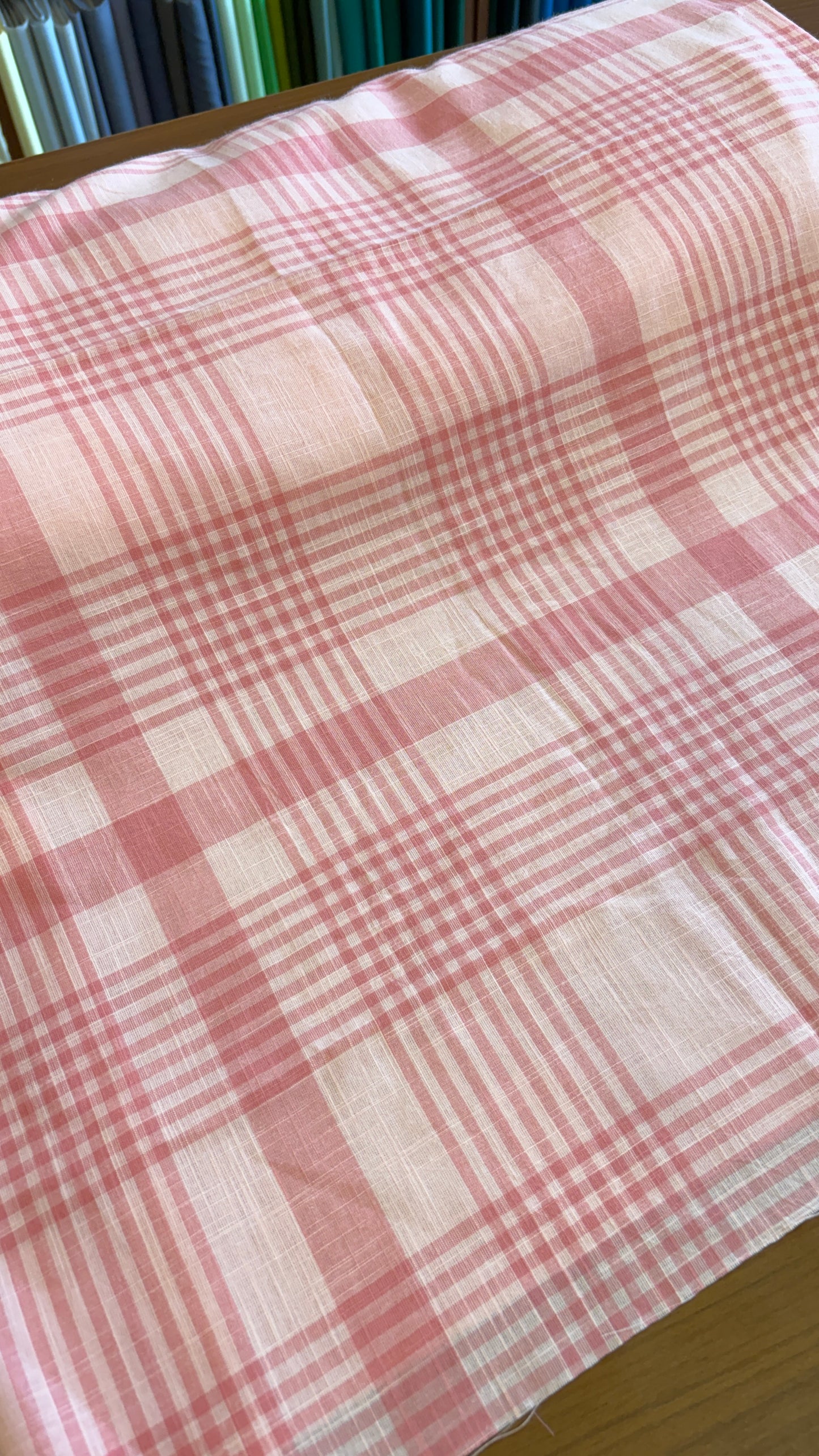 Soft cotton check