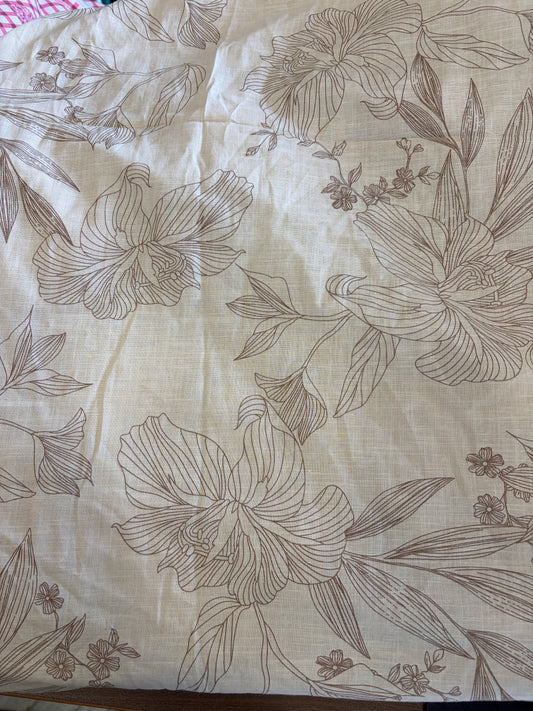 Printed Slub cotton