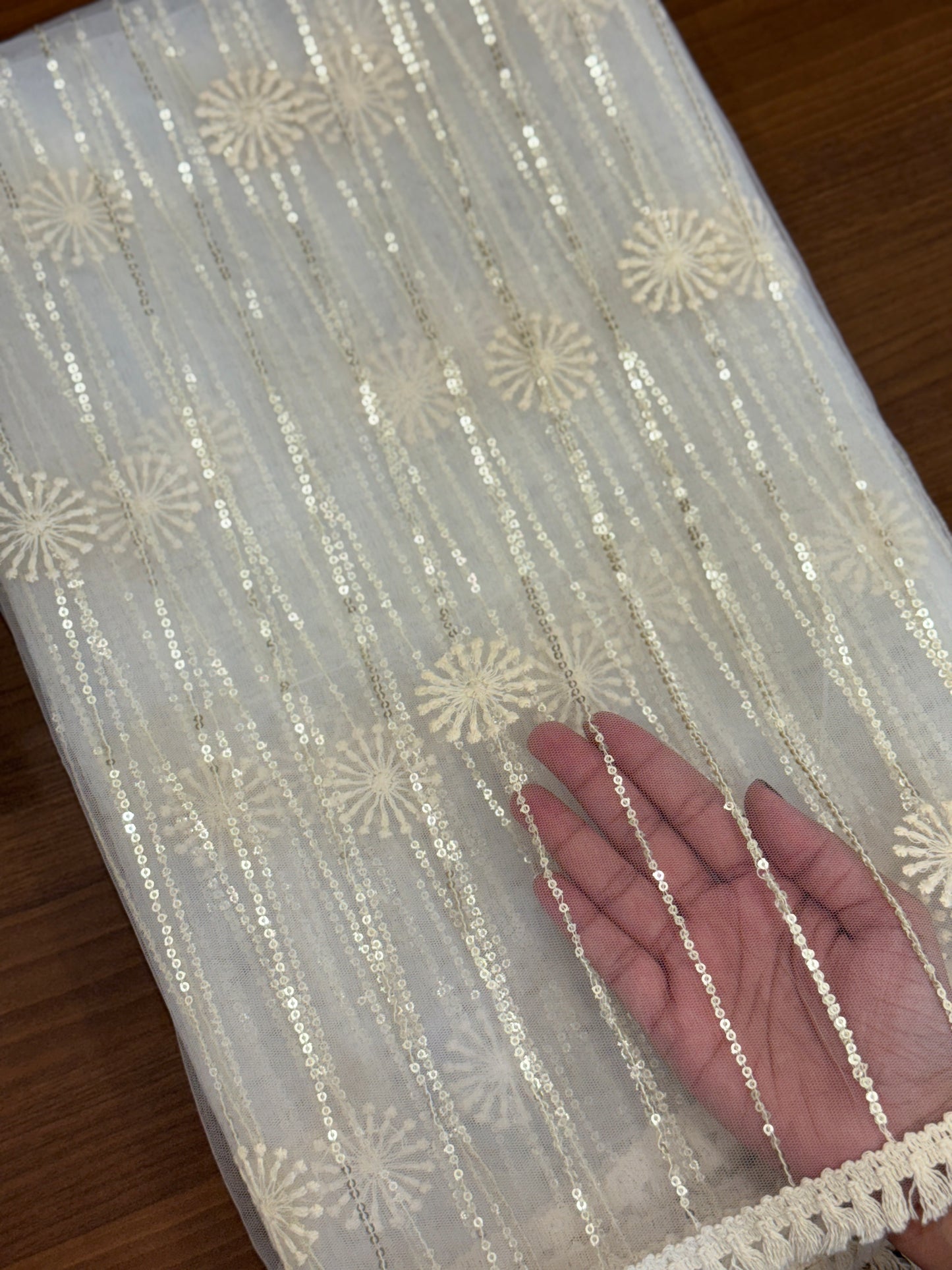 Dyeable Net Dupatta