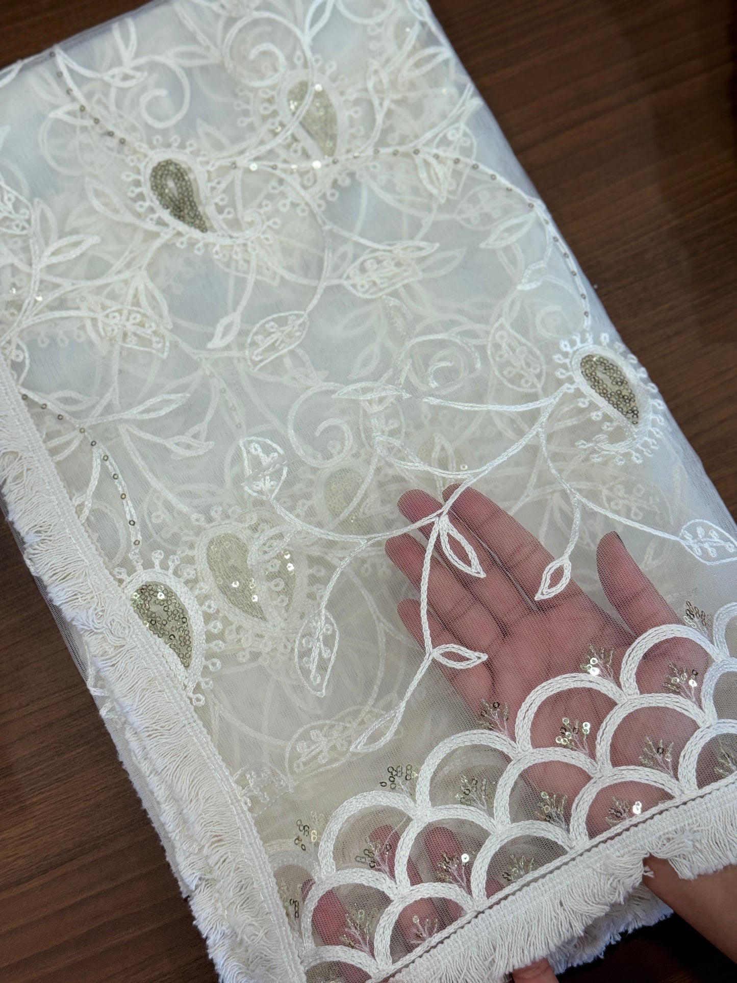 Dyeable Net Dupatta