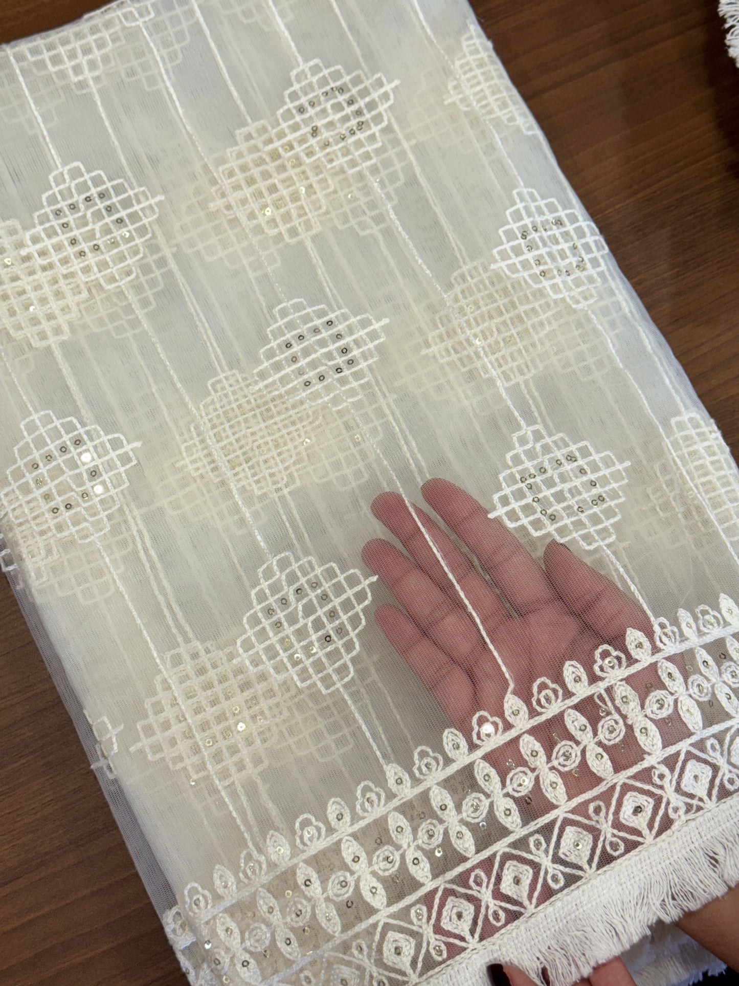 Dyeable Net Dupatta
