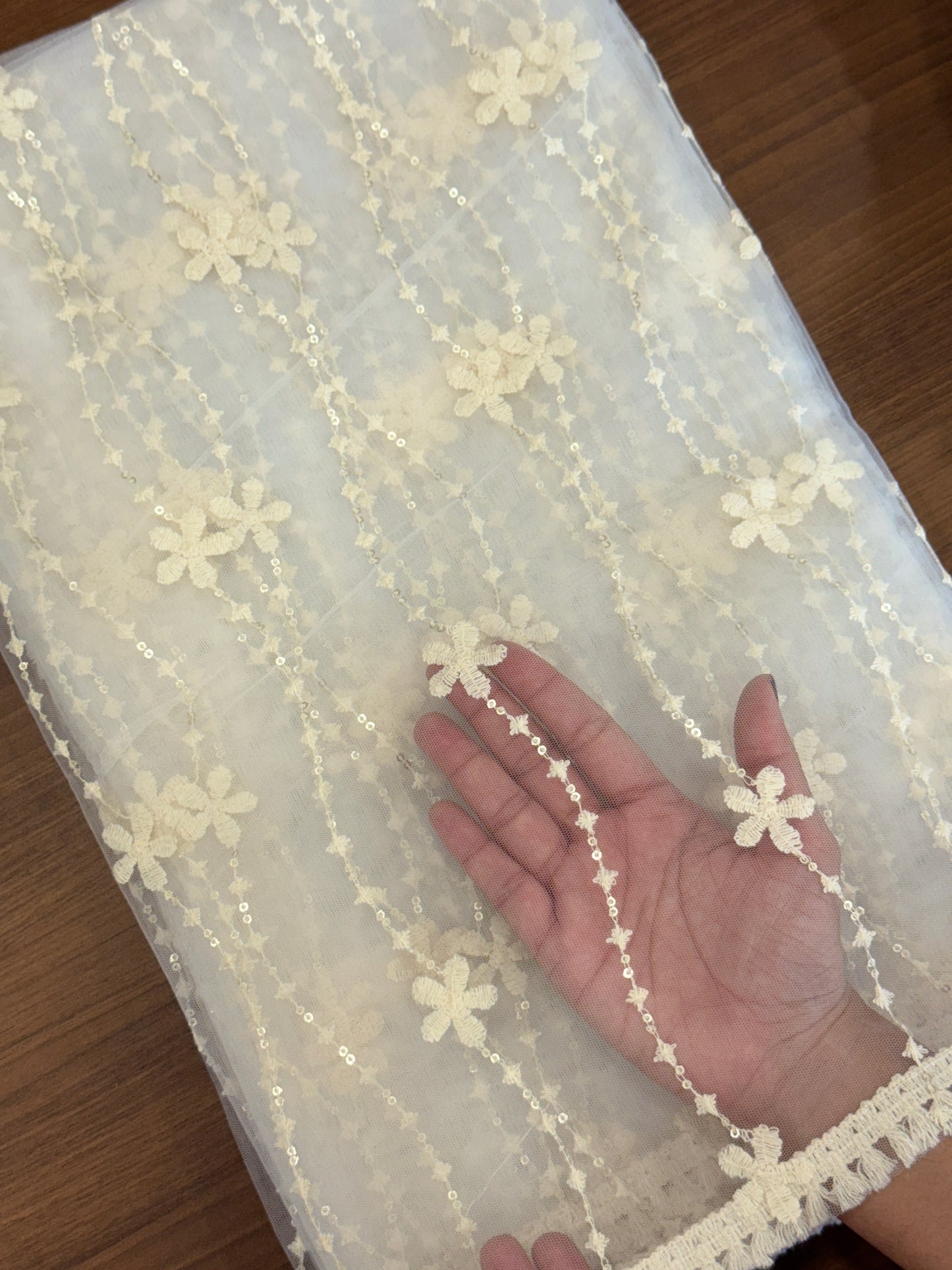 Dyeable Net Dupatta