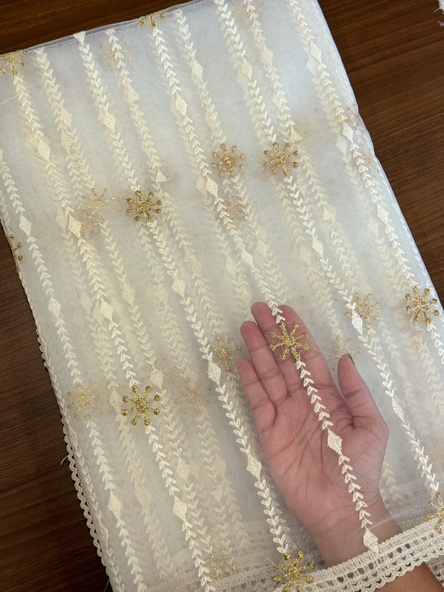 Dyeable Net Dupatta