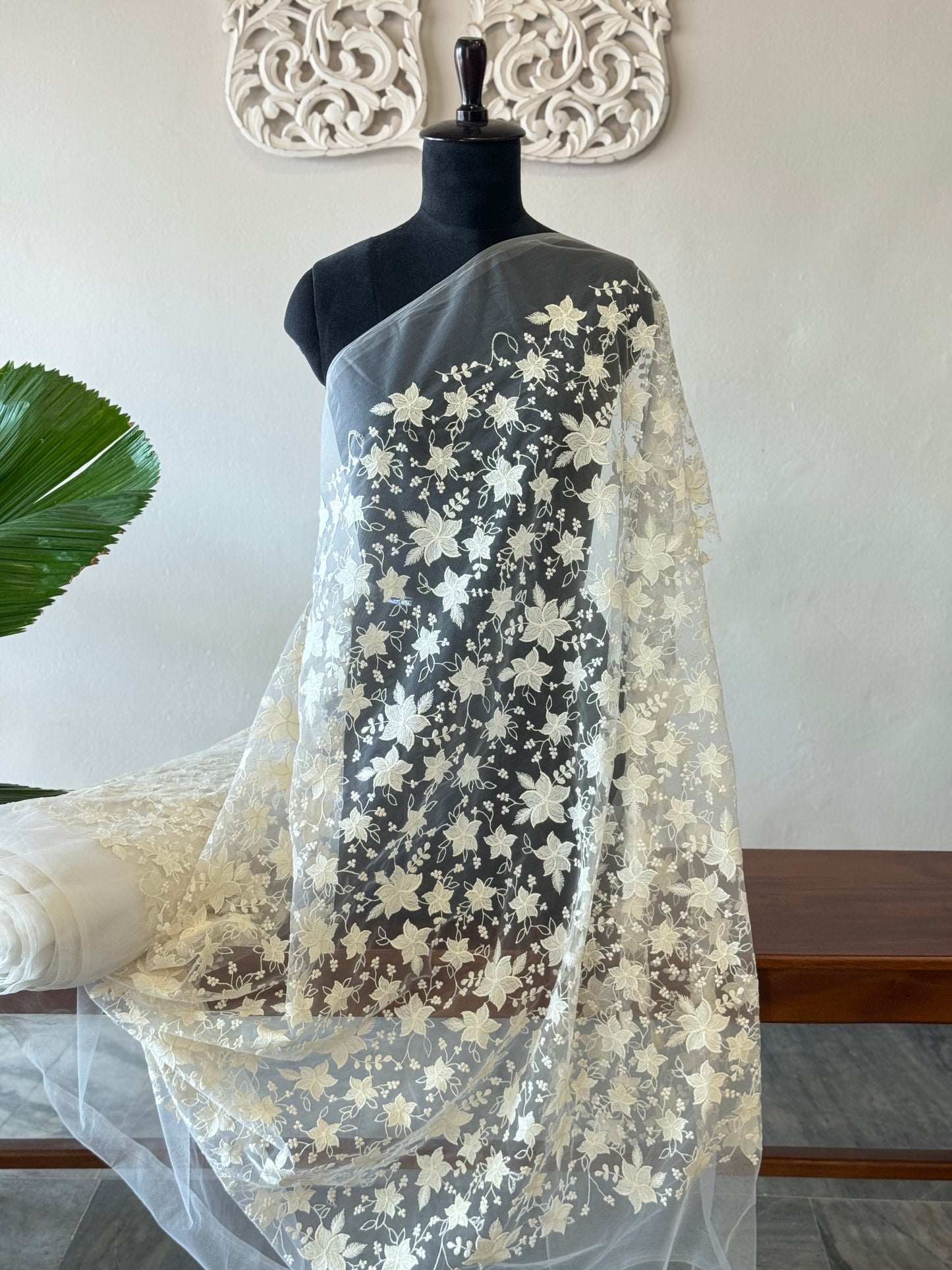NET FLORAL EMBROIDERY