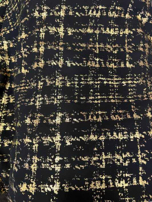 Imported georgette with foil texture