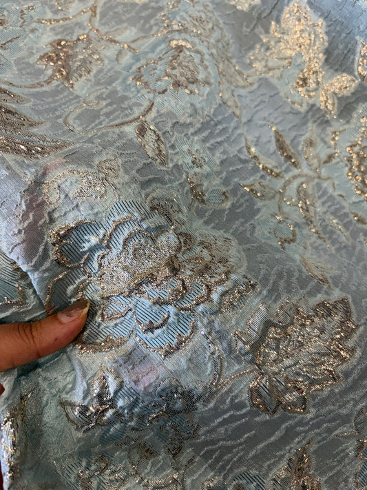 Turkish organza pastel blue