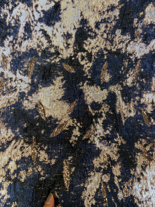 Turkish organza navy blue