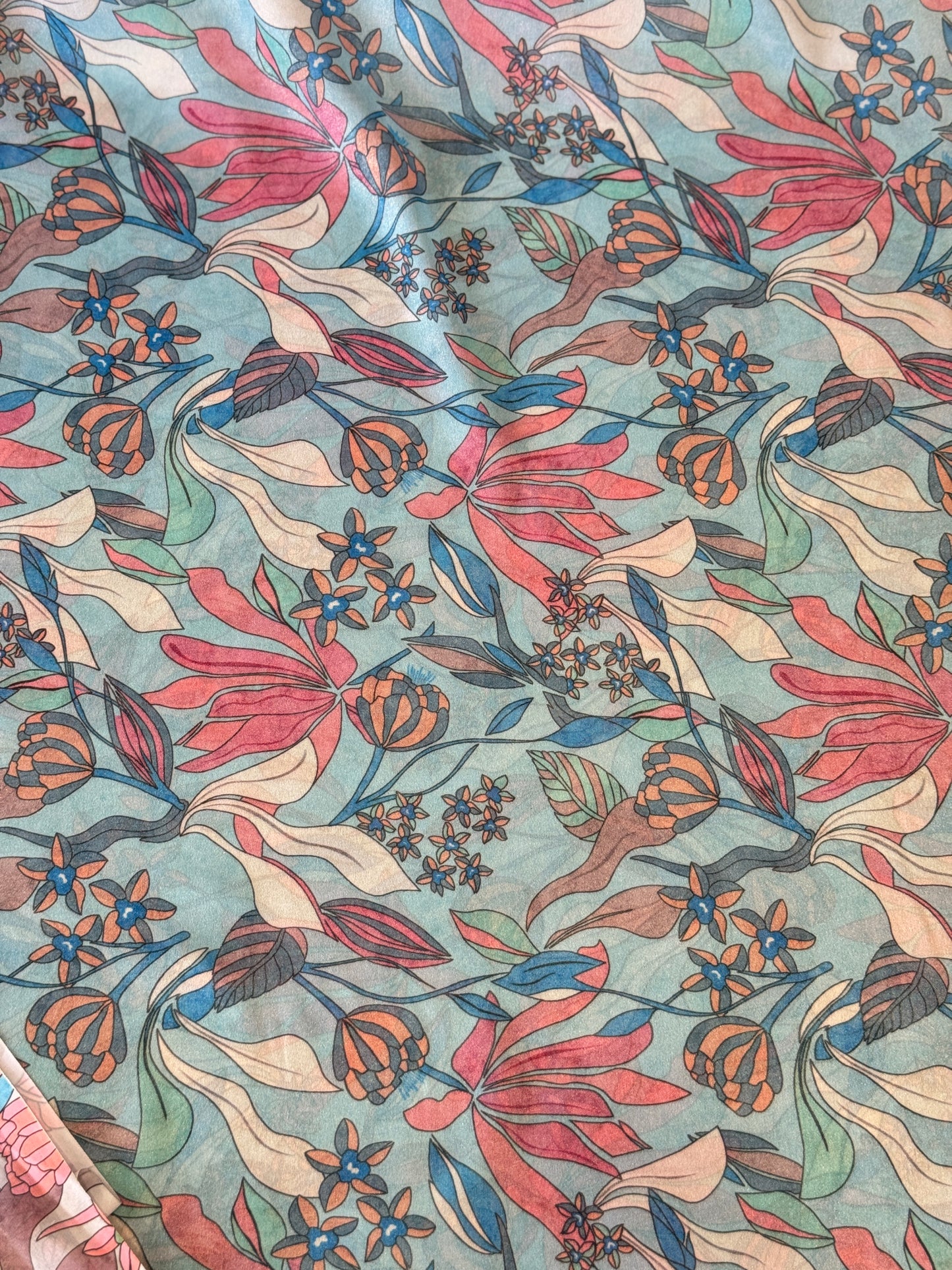 PRINTED SHIMMER GEORGETTE
