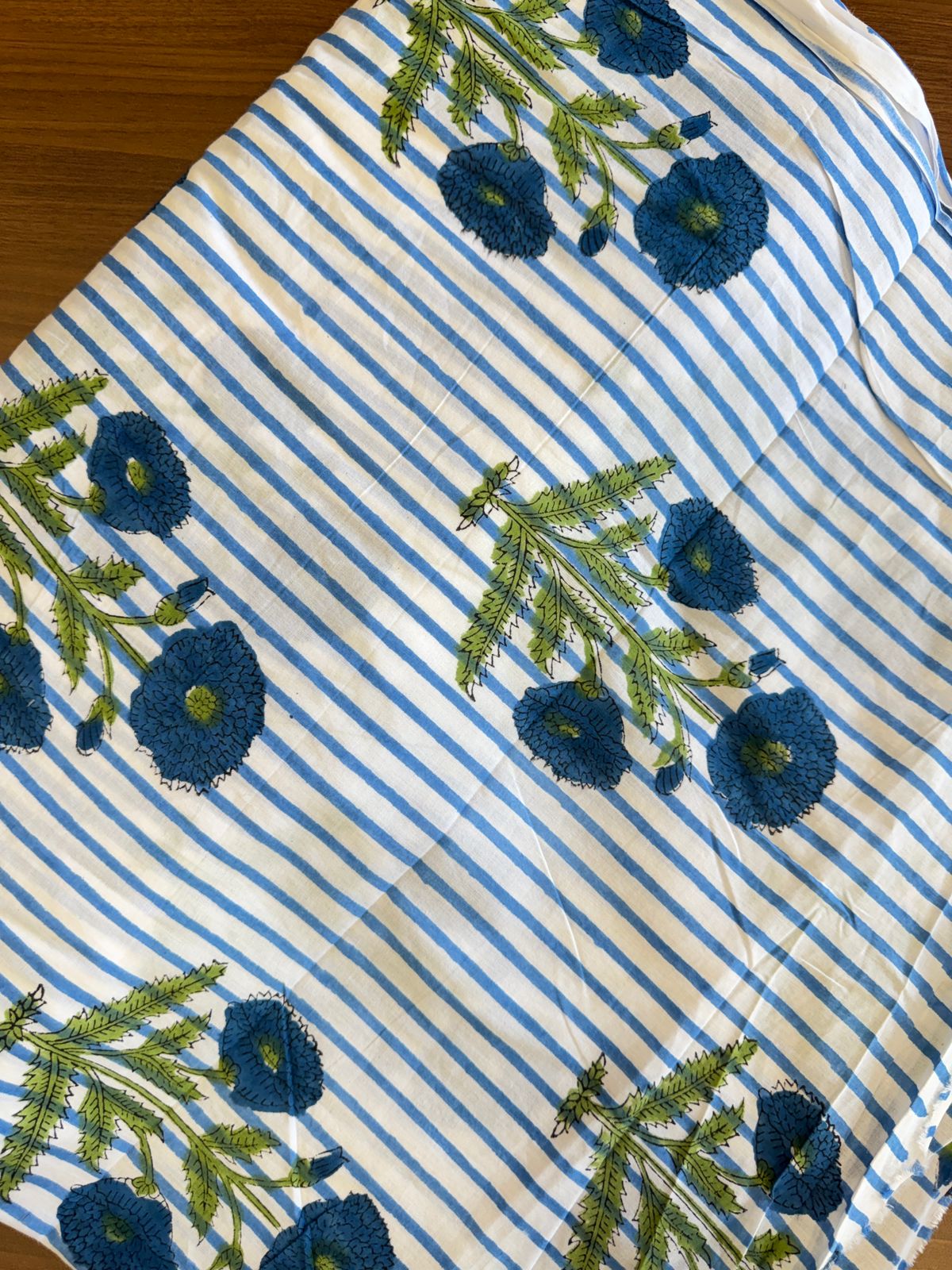 Pure hand block fabric