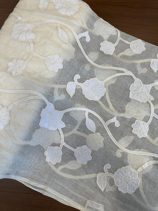 BANARASI CHANDERI APPLIQUE