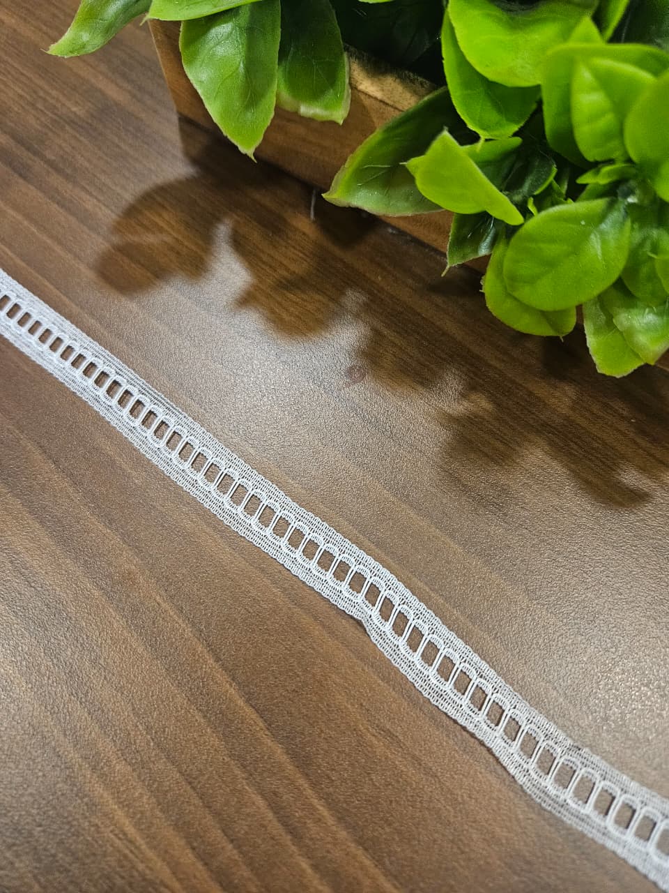 Dyeable White nylon lace