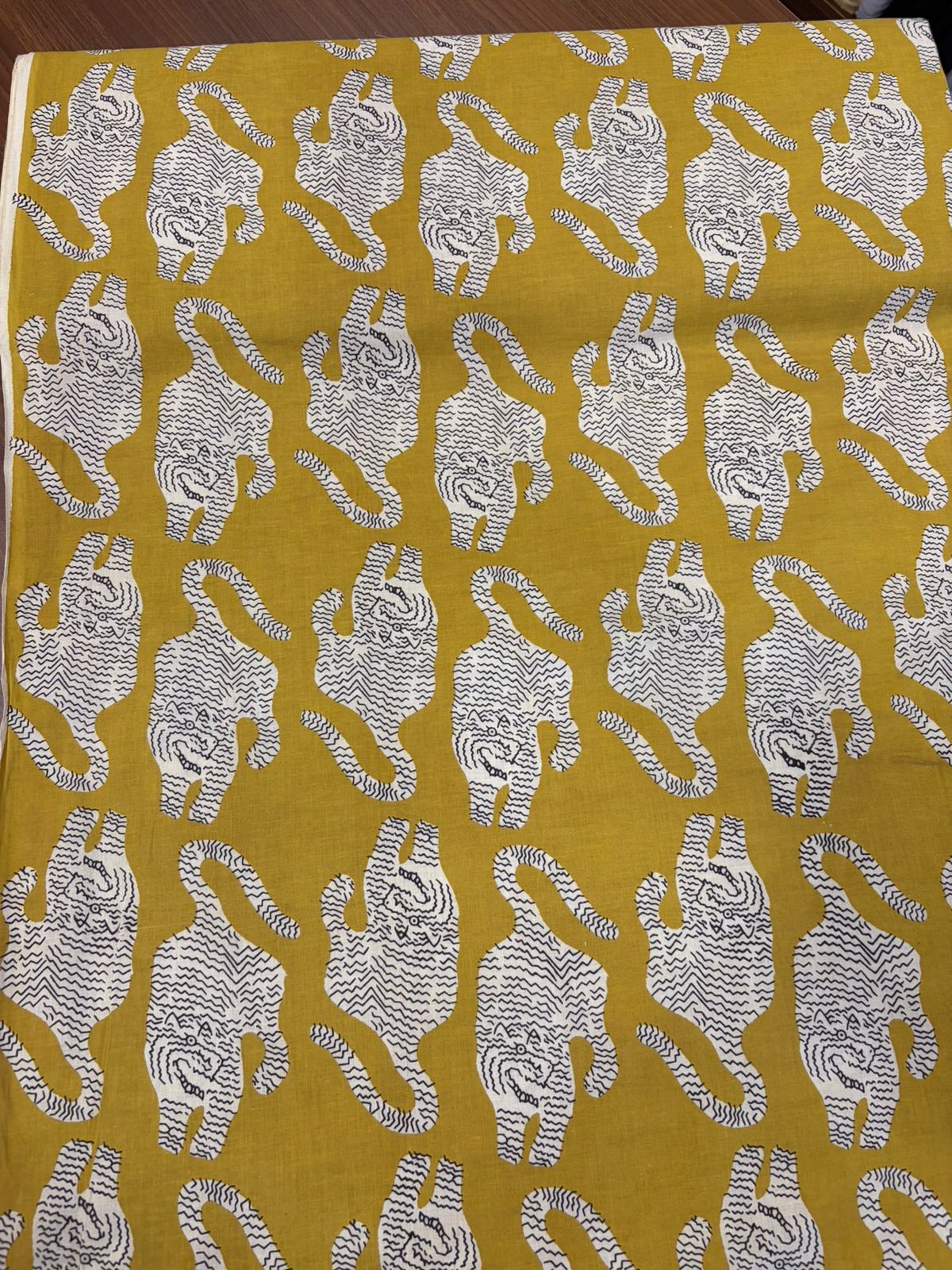 Pure hand block fabric