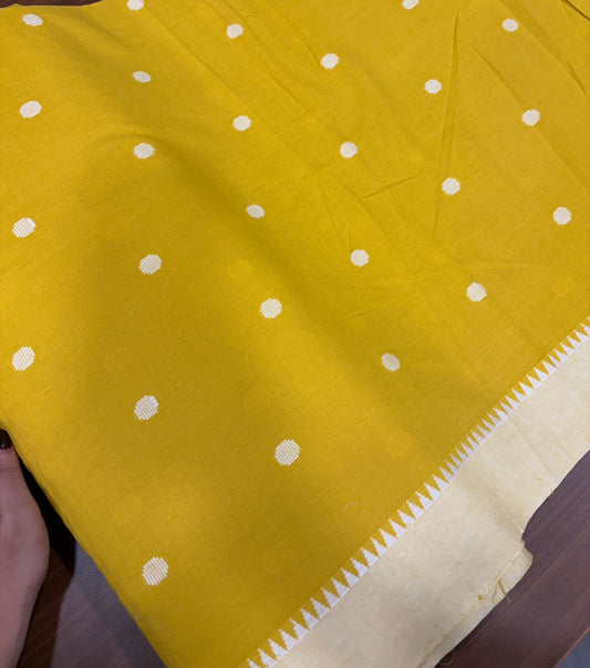 Handloom cotton with butta