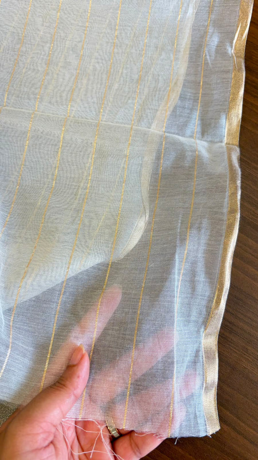 Chanderi tissue(Dyeable)