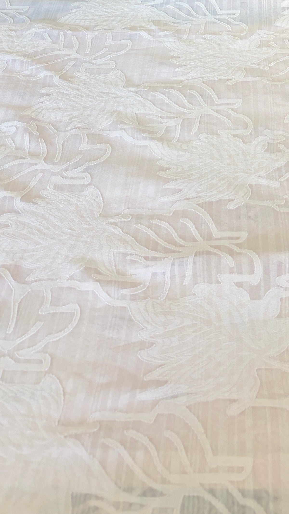 Viscose jacquard blush pink