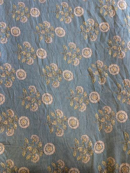 Printed Mogra Chanderi