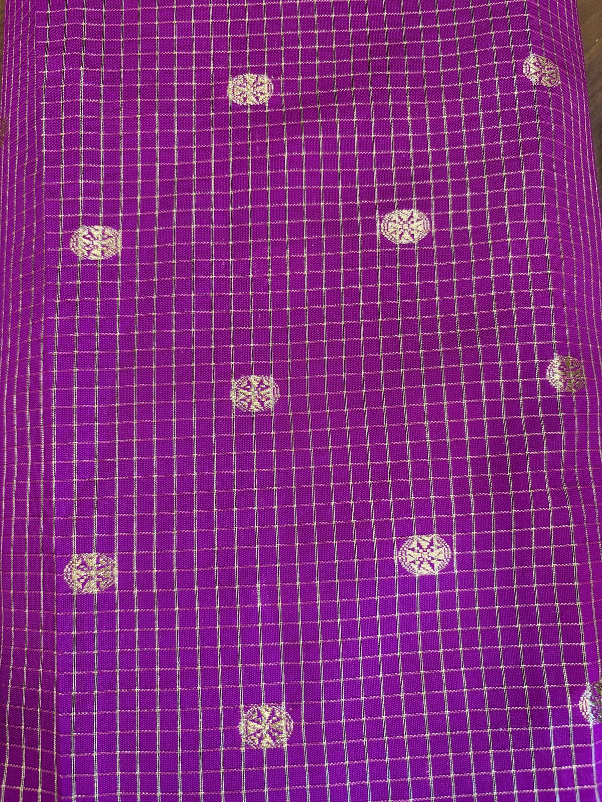 Semi banarasi fabric Magenta