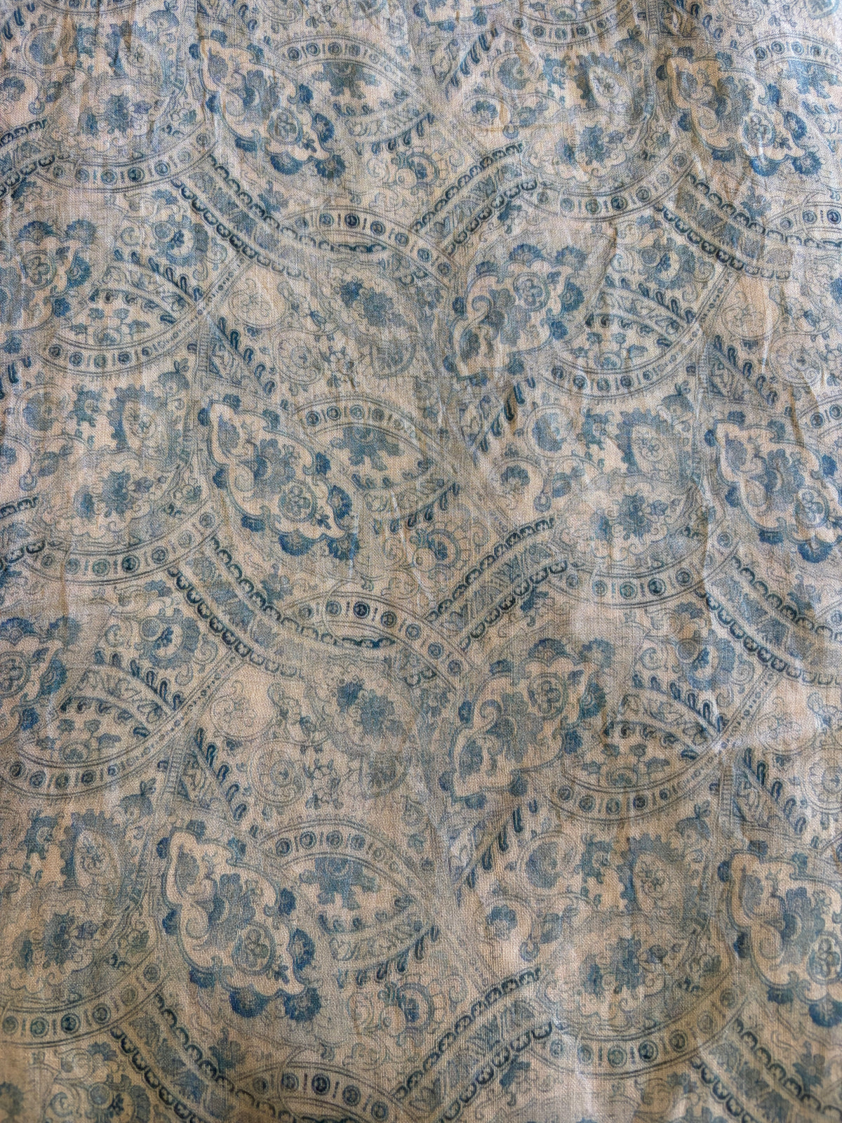 Printed Mogra Chanderi