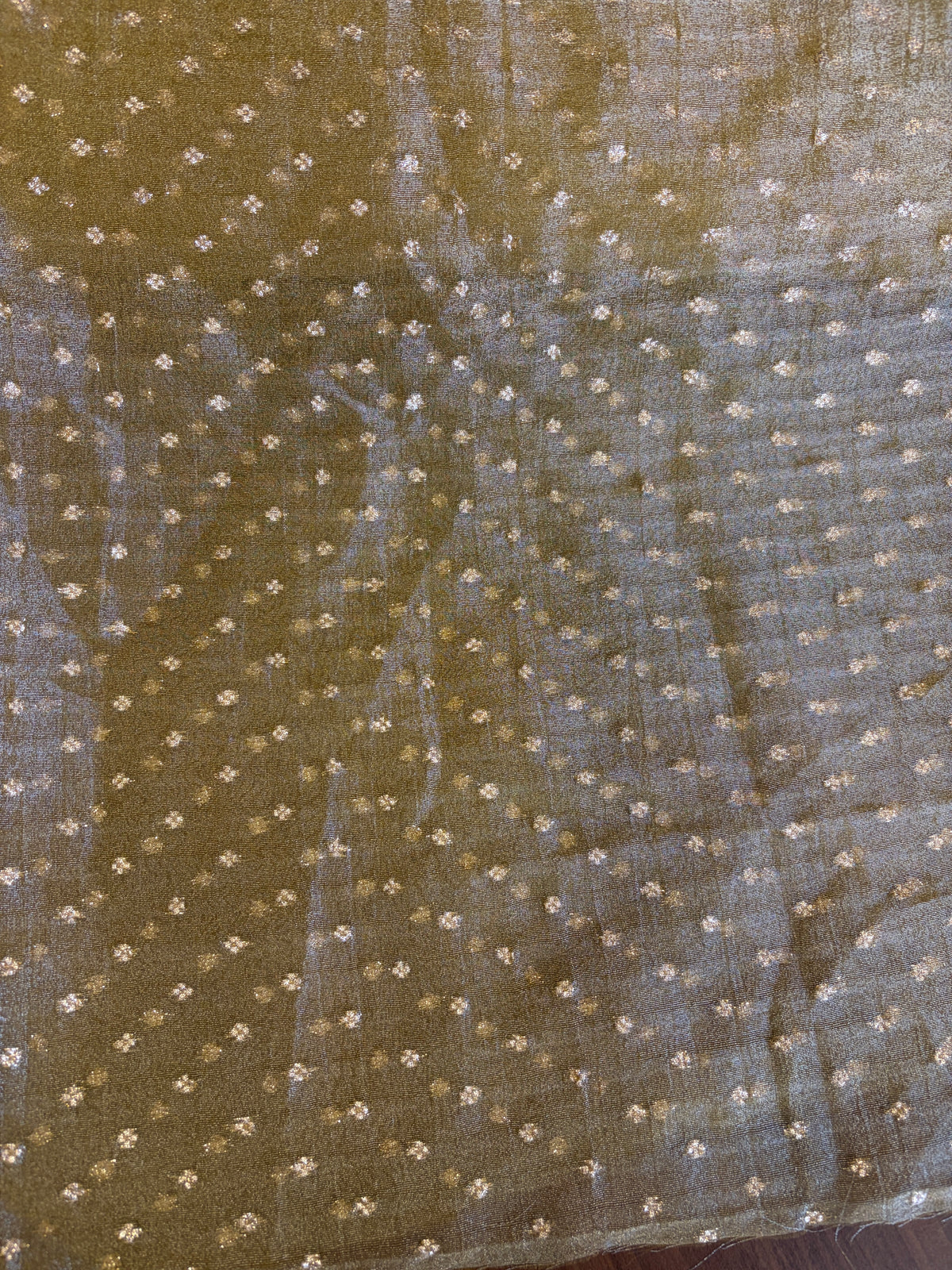 Semi crush tissue yellow