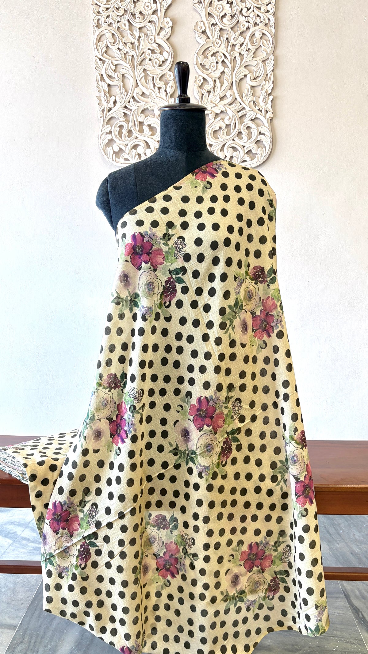 Printed Mogra Chanderi