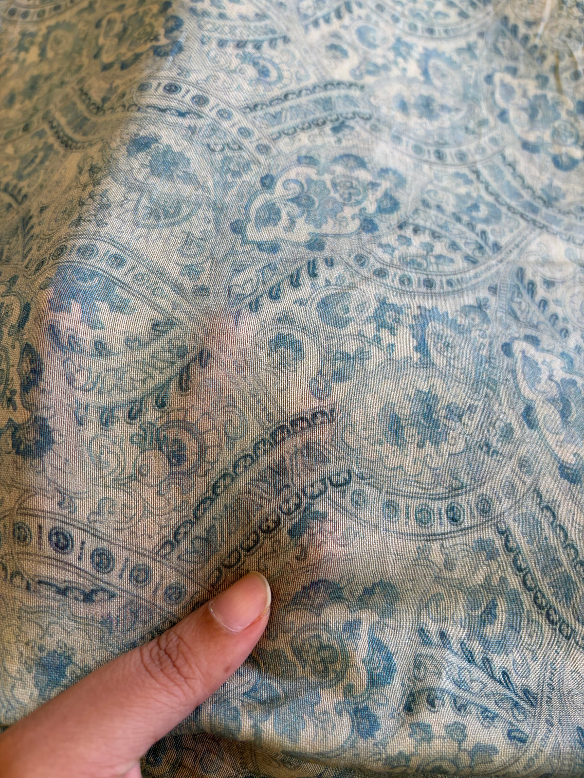 Printed Mogra Chanderi
