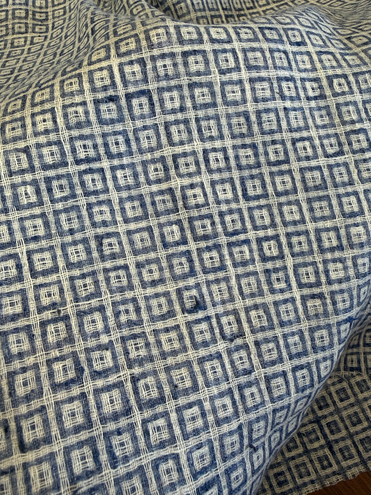 Linen cotton blue