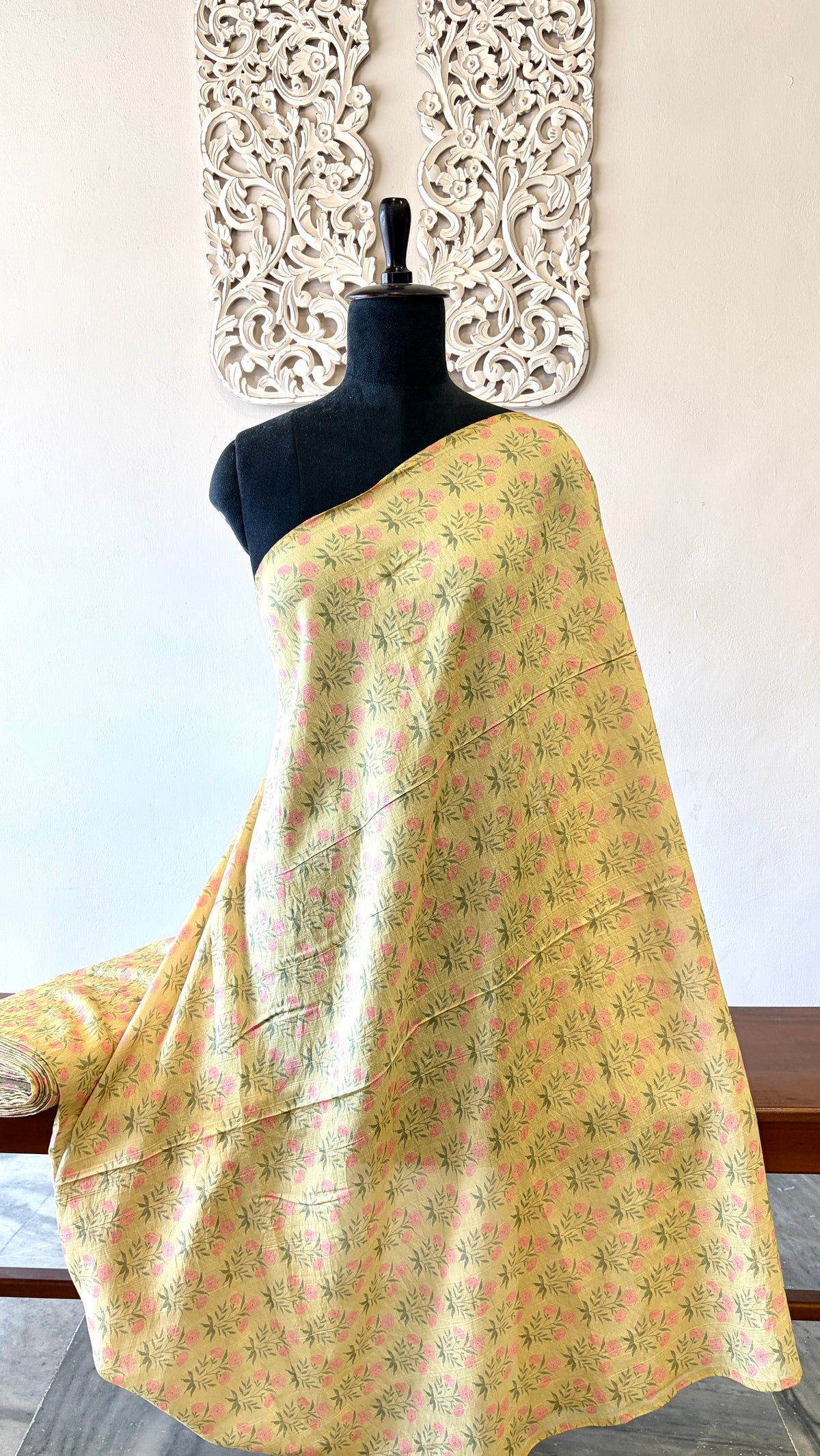 Printed Mogra Chanderi