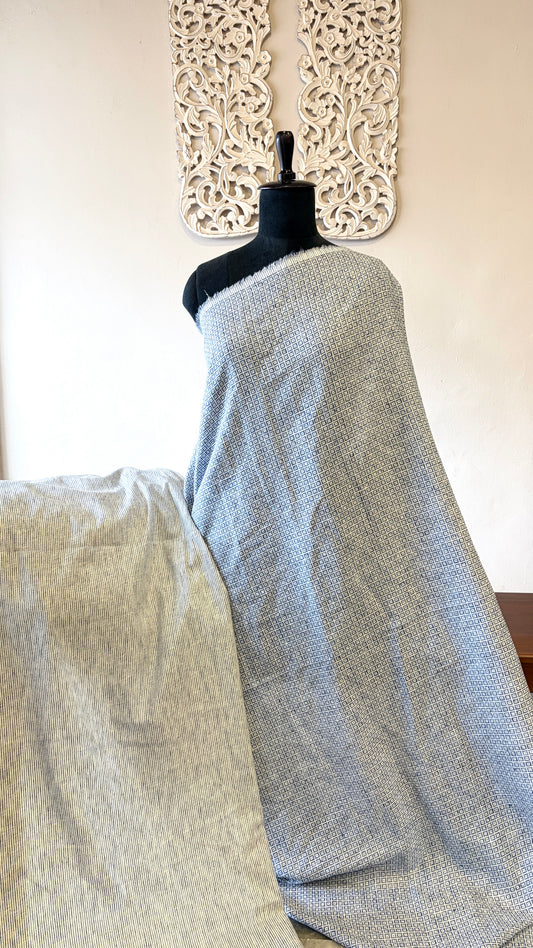 Linen cotton blue