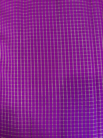 Semi banarasi fabric Magenta