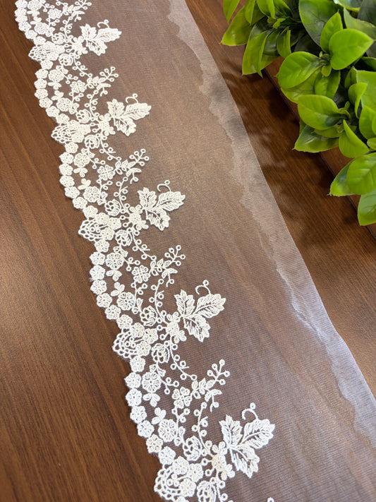 Scalop net lace