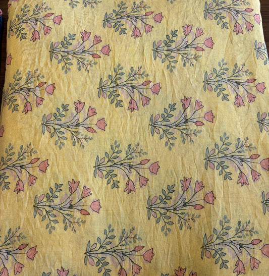 Printed Mogra chanderi
