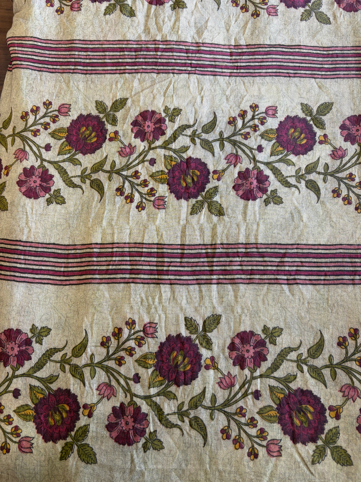 Printed Mogra chanderi