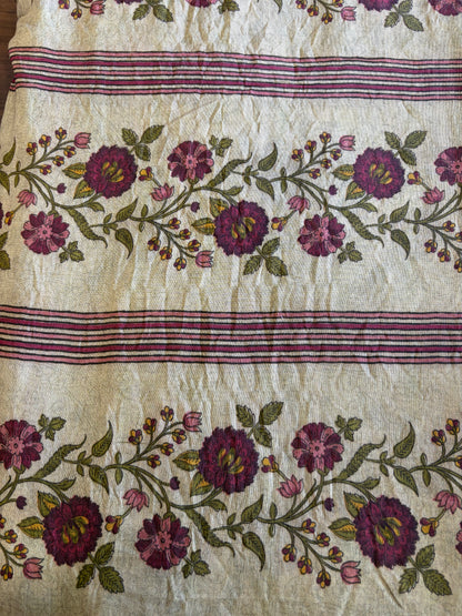 Printed Mogra chanderi