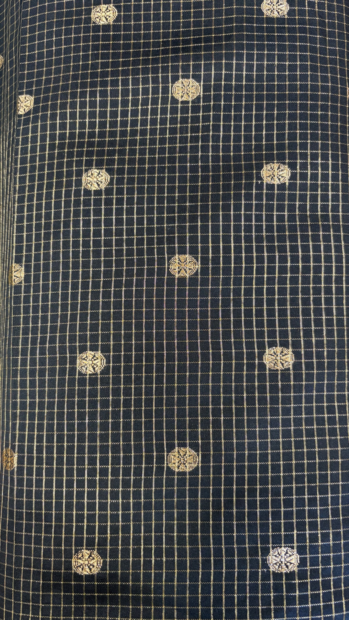 Semi banarasi fabric Black