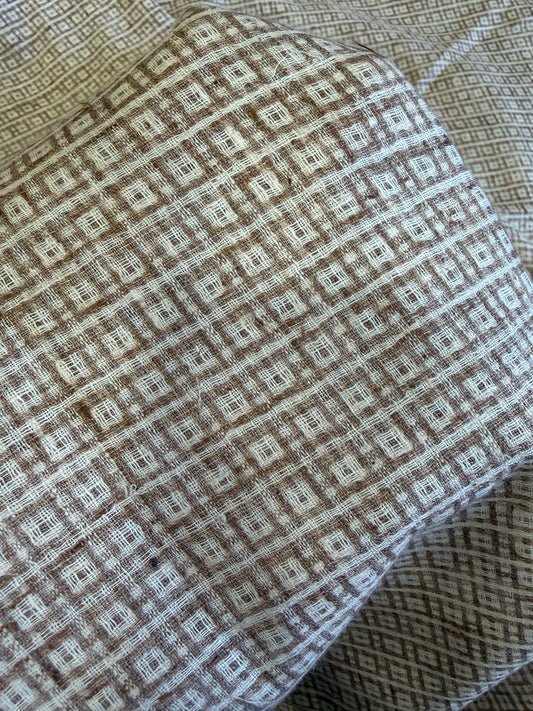 Linen cotton brown