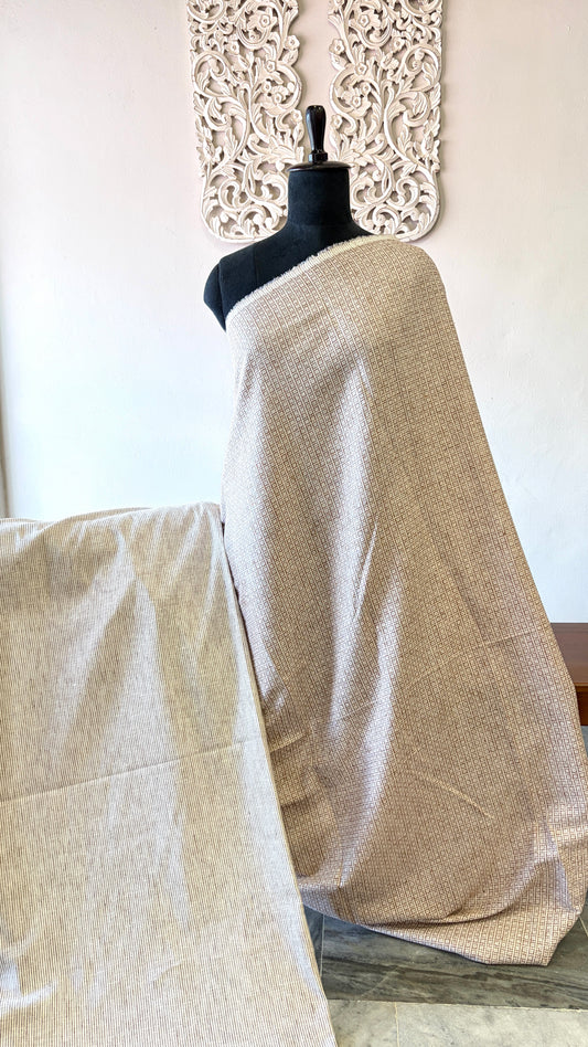 Linen cotton brown