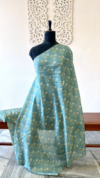 Printed Mogra Chanderi