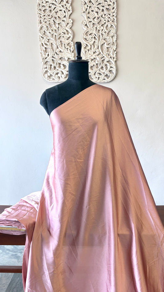 Plain satin mauve