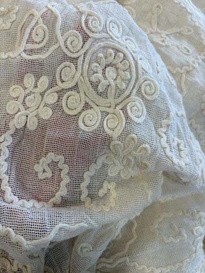 Dyeable cotton net