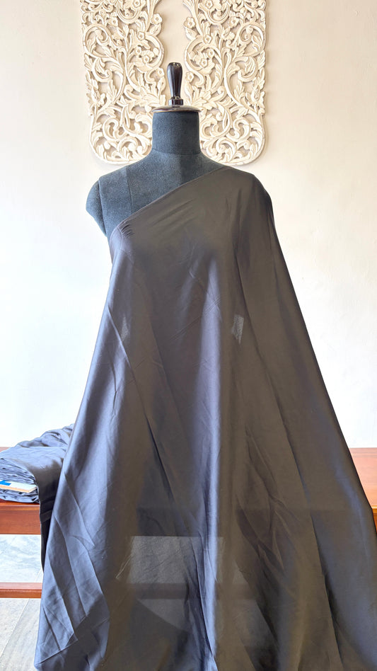 Plain satin Black