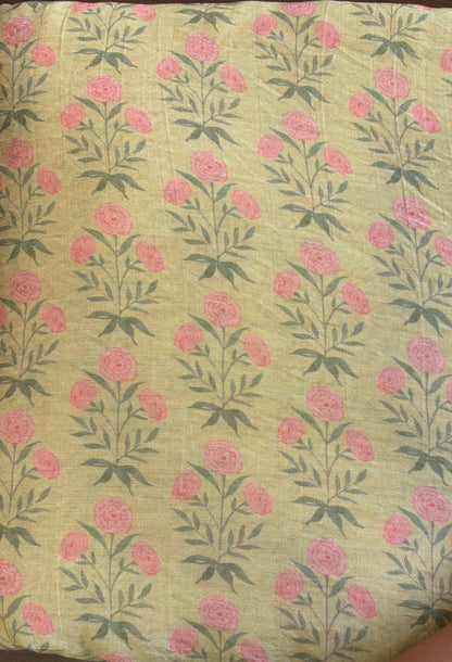Printed Mogra Chanderi